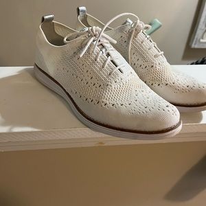 Cole Haan Womens Woven Zero Grand.  White.